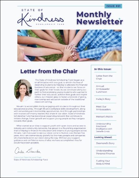 Quarterly NEWSLETTER VOLUME 1